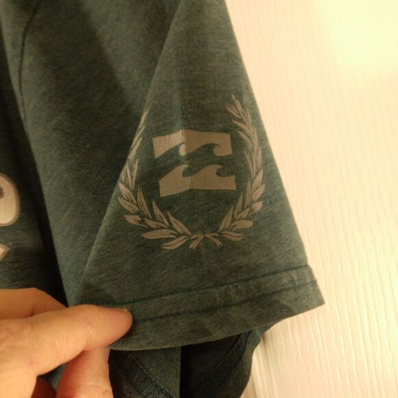 Billabong tshirt mens L Large blue graphic logo tee short sleeve surf skate - Picture 5 of 9